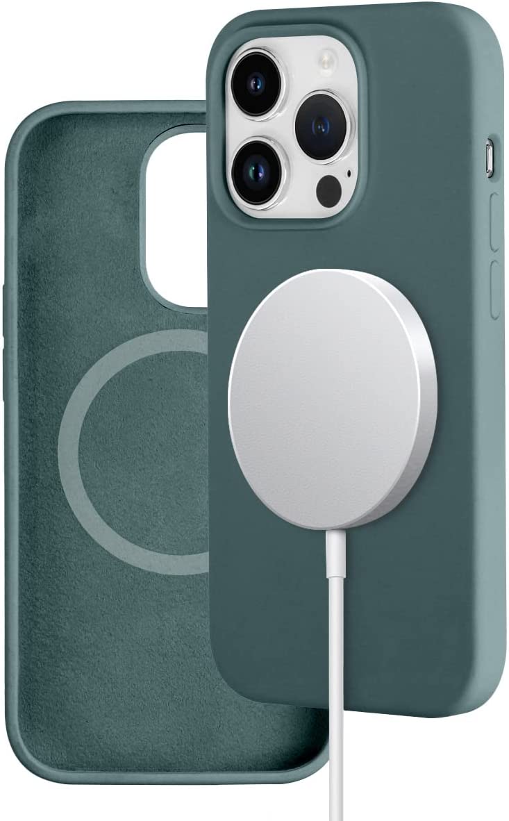 Premium Silicone Case with MagSafe By Shopyholy Compatible For Phone