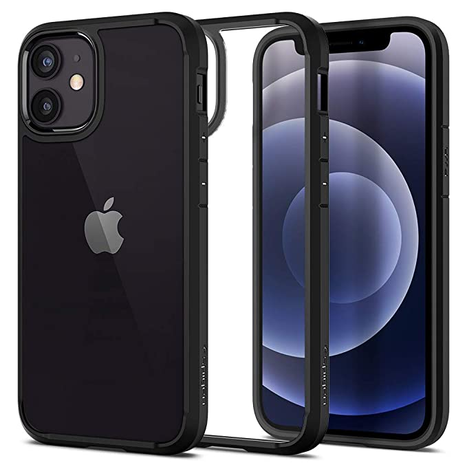 Spigen Ultra Hybrid Back Cover Case for iPhone 14 Pro (TPU + Poly  Carbonate, Matte Black)