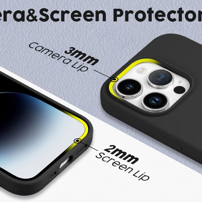 Premium Silicone Case with MagSafe By Shopyholy Compatible For Phone