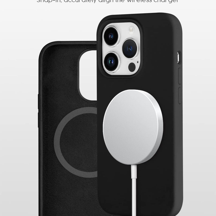 Premium Silicone Case with MagSafe By Shopyholy Compatible For Phone