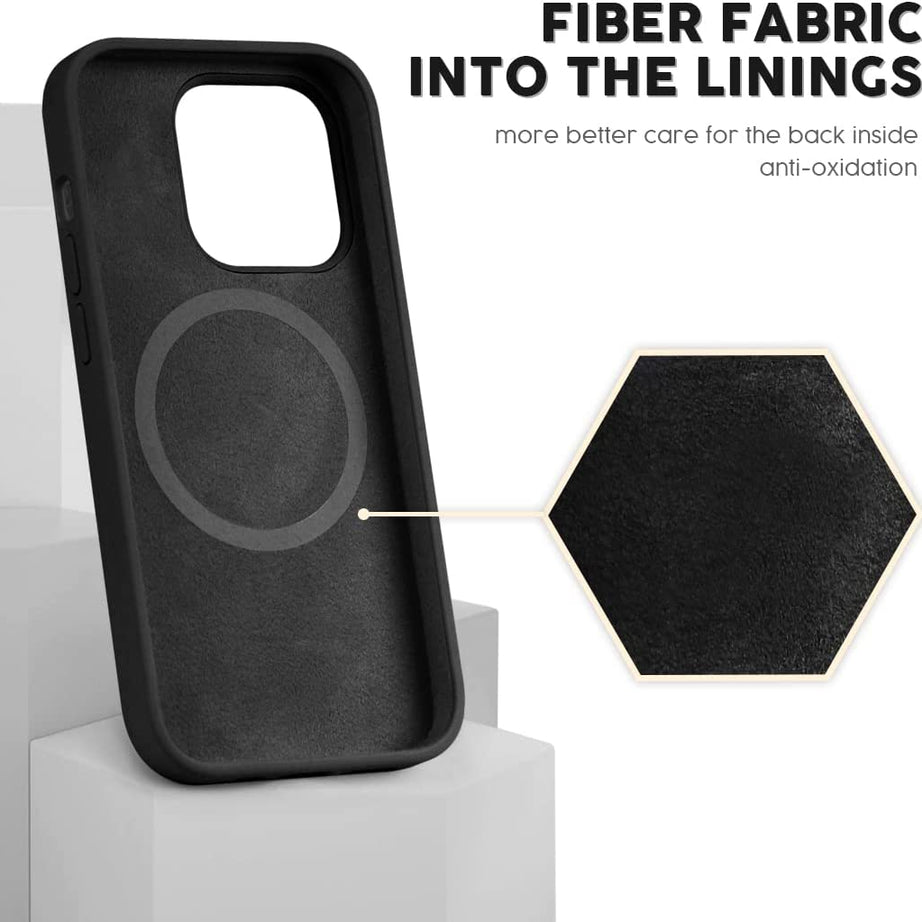 Premium Silicone Case with MagSafe By Shopyholy Compatible For Phone