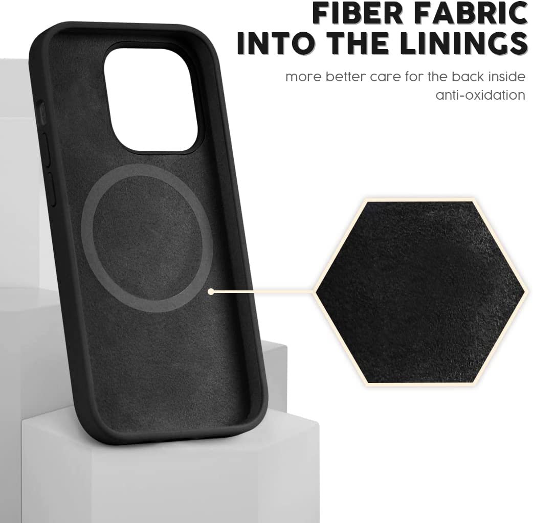 Premium Silicone Case with MagSafe By Shopyholy Compatible For Phone