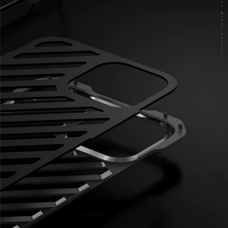 Carbon Fiber Lens Protection Metal Bumpers Case By Shopyholy Compatible For iPhone