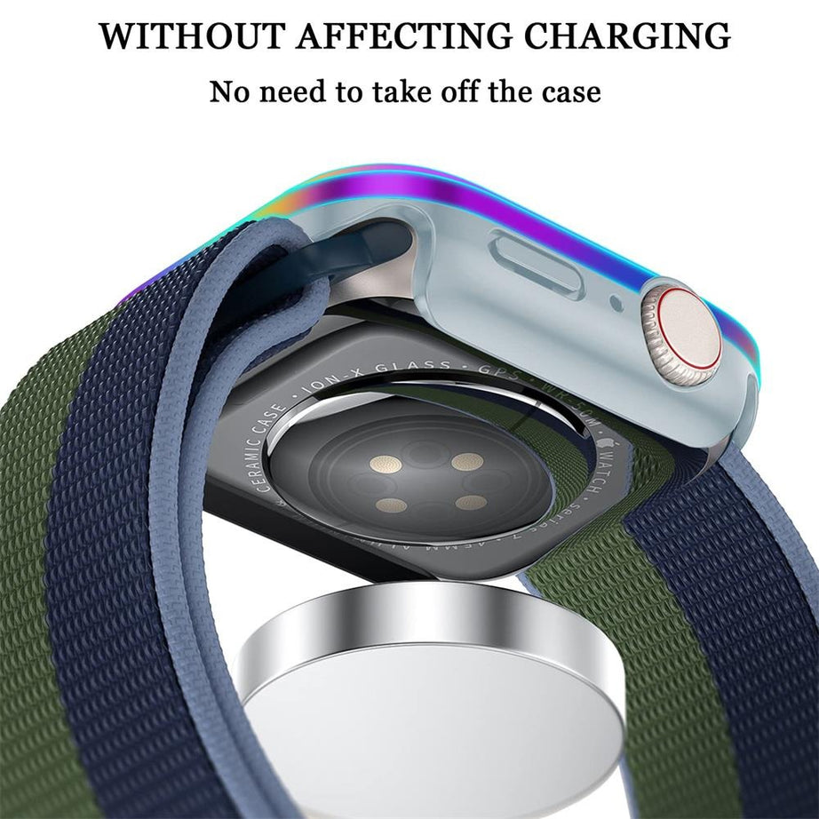 Premium Metal Case With TPU Bumper By Shopyholy For Smart Watch Ultra 49mm