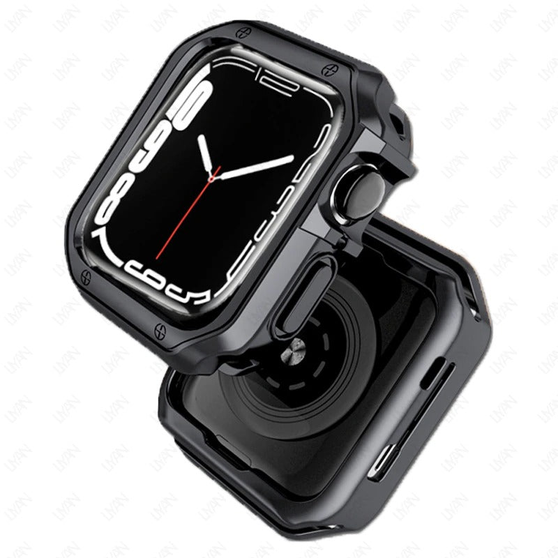 Premium Chromed Plating Case By Shopyholy Compatible For Smart-Watch
