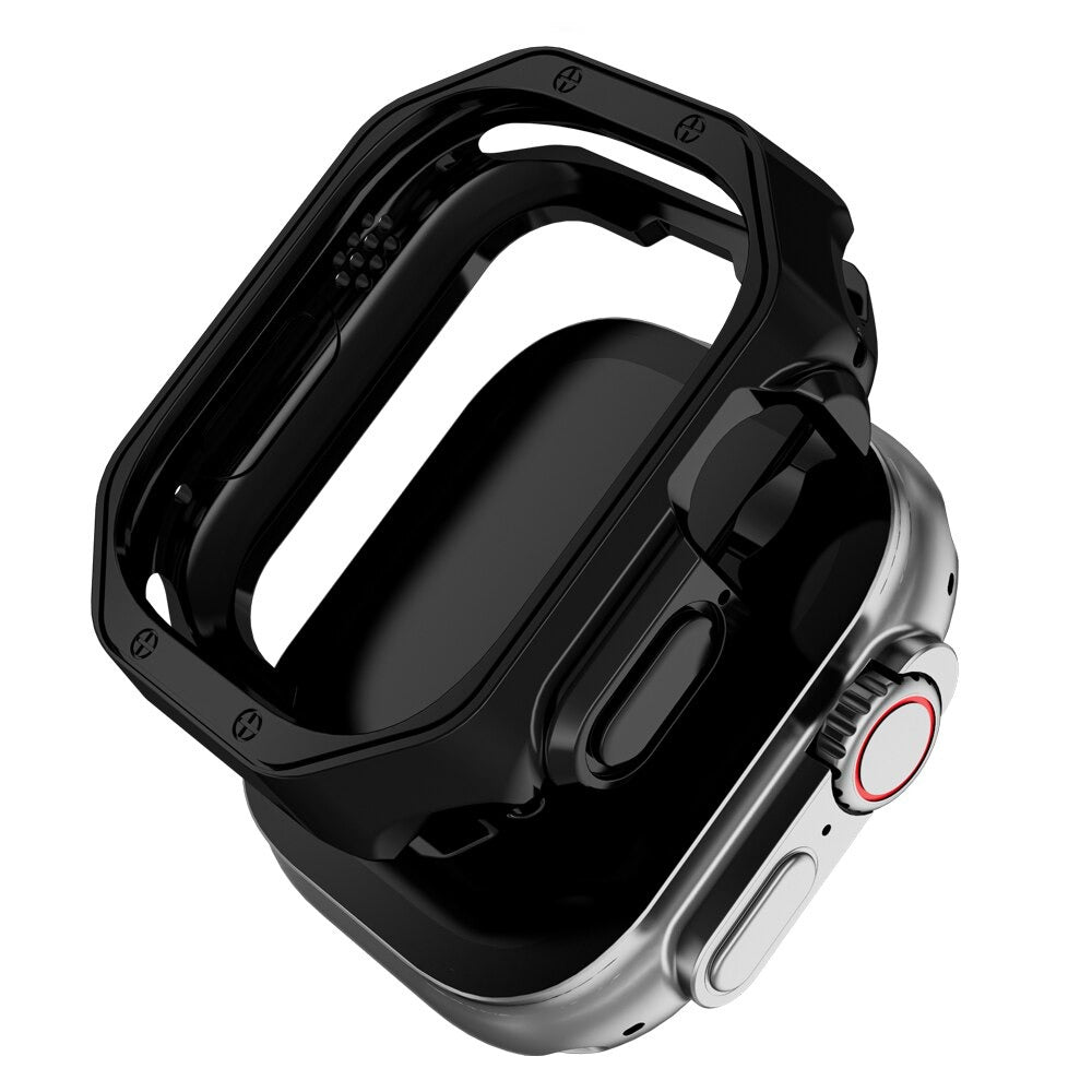 Premium Chromed Plating Case By Shopyholy Compatible For Smart-Watch