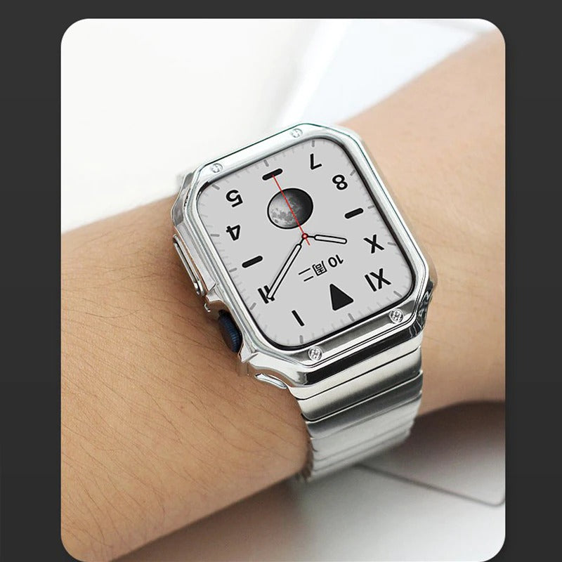Premium Chromed Plating Case By Shopyholy Compatible For Smart-Watch