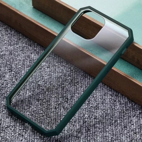 dark green premium bumper shockproof case for iphone