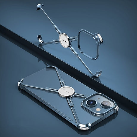 Luxury Metal Frame Shape Bumper Case By Shopyholy Compatible For iPhone