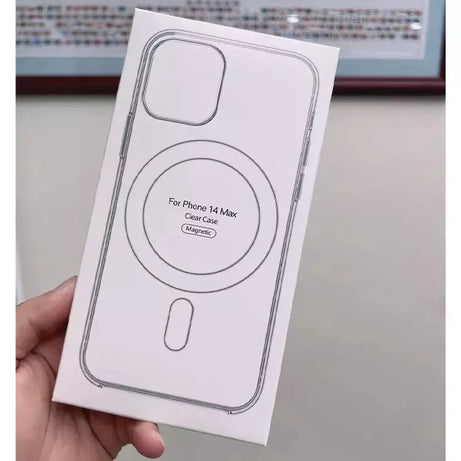 Premium Transparent Ultra Hybrid Mag Safe Compatible TPU & PC Back Case For iPhone 14/15 Series