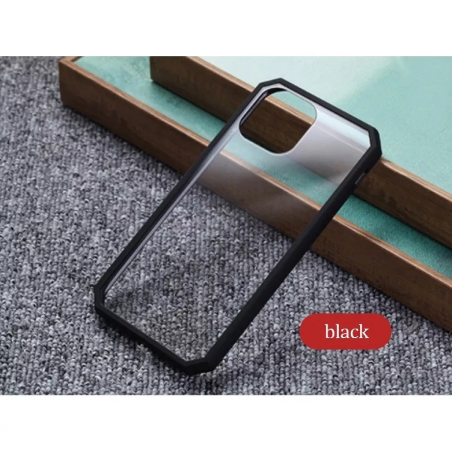 black premium bumper shockproof case for iphone