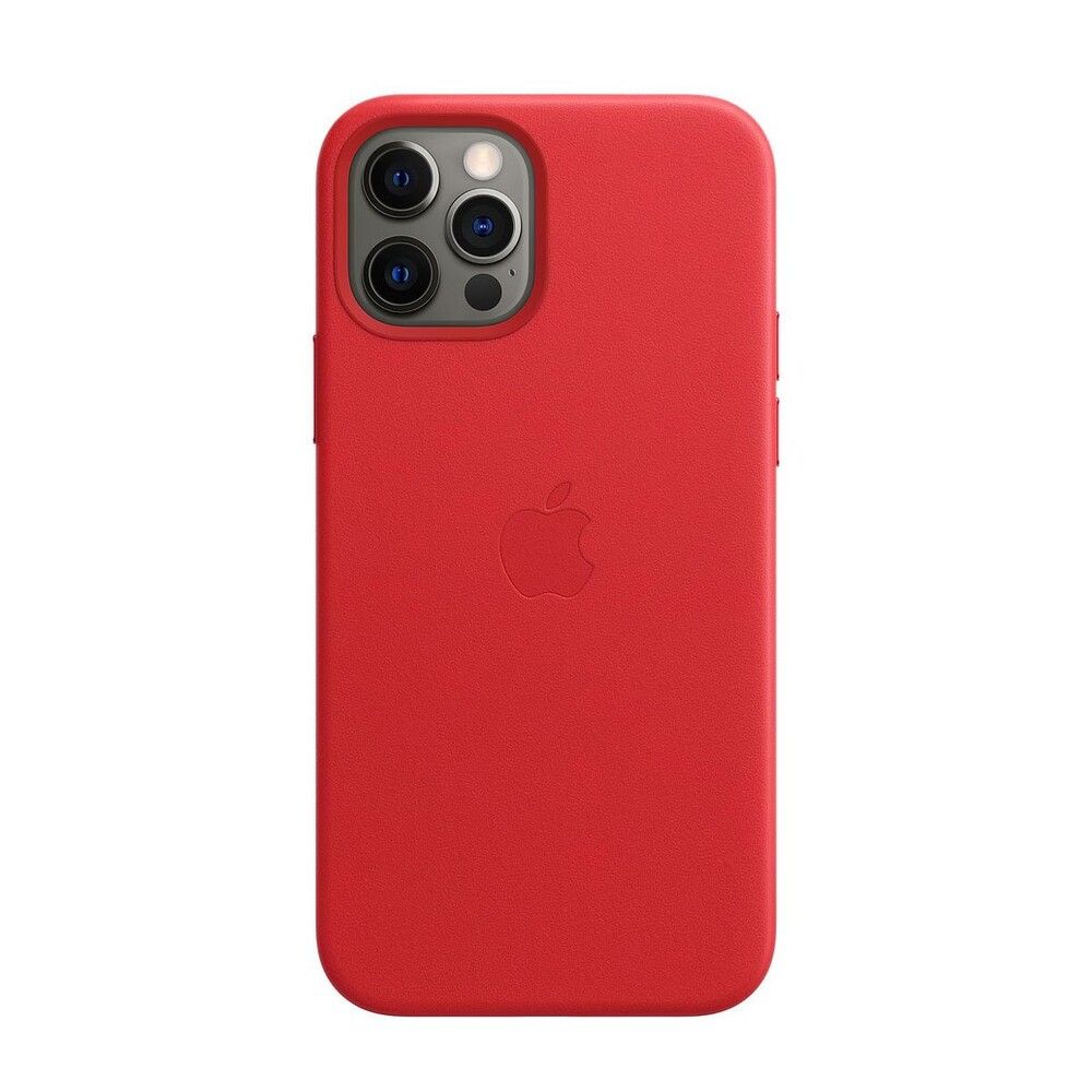 product red premium leather case for iphone