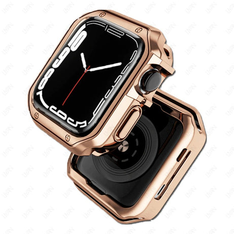 Premium Chromed Plating Case By Shopyholy Compatible For Smart-Watch