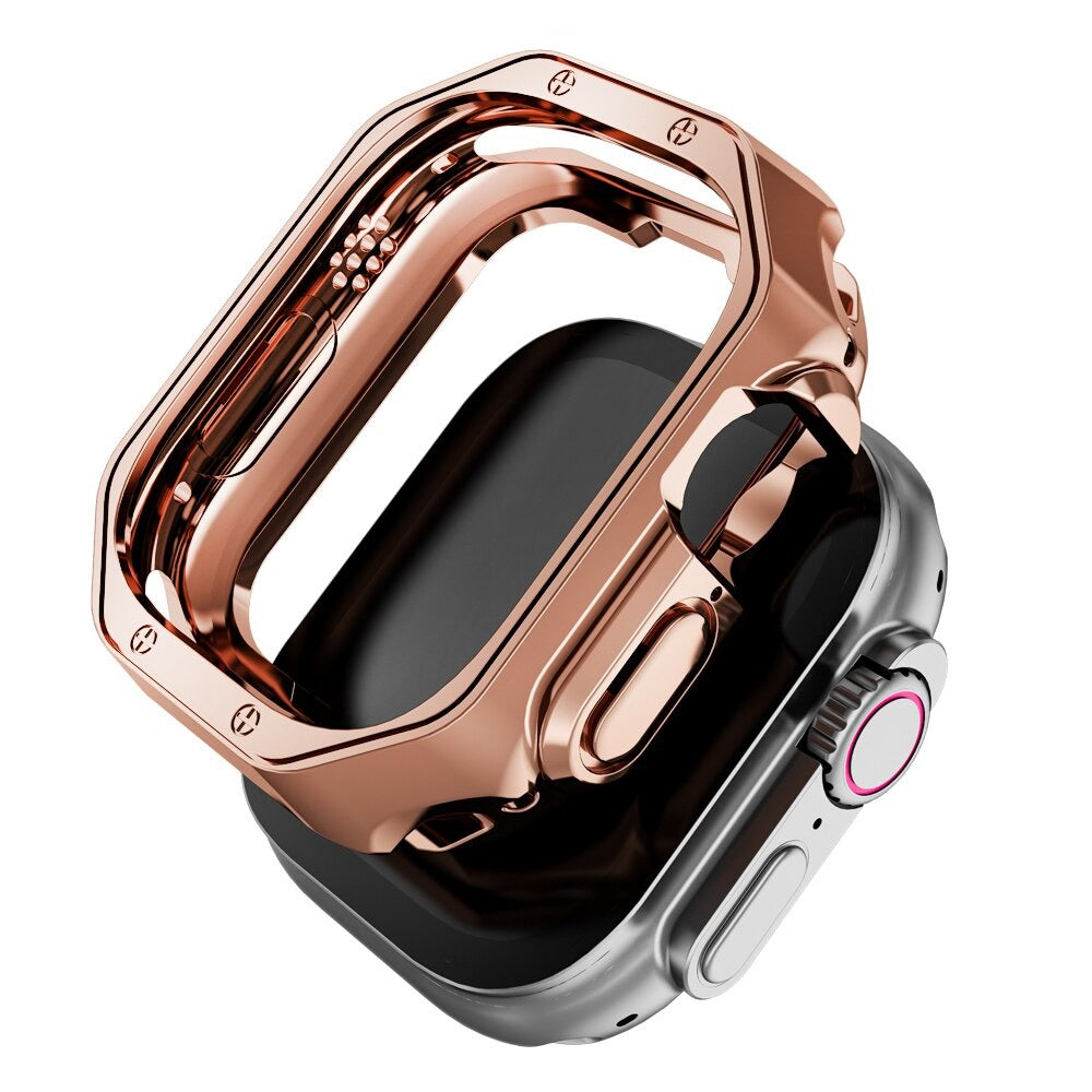 Premium Chromed Plating Case By Shopyholy Compatible For Smart-Watch