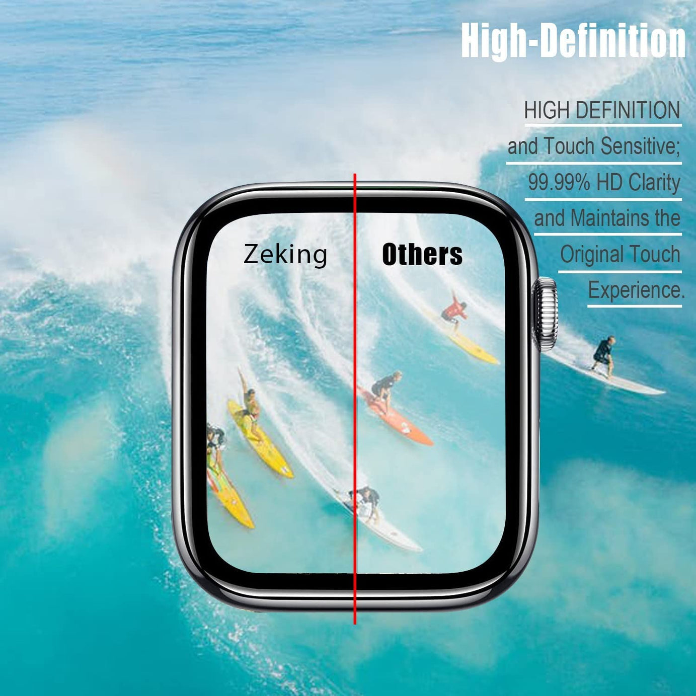 Premium 9HD Soft Glass By Shopyholy Compatible For Smartwatch