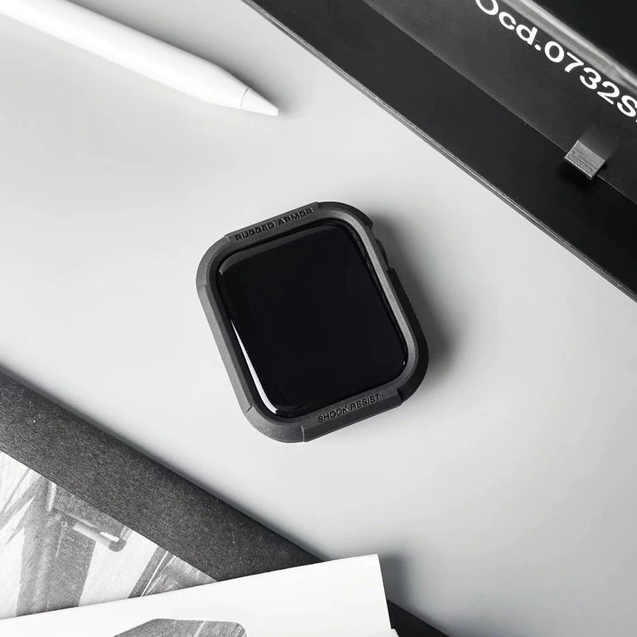 Premium Rugged Armor Spygen Cover Case By Shopyholy Compatible For Apple Watch