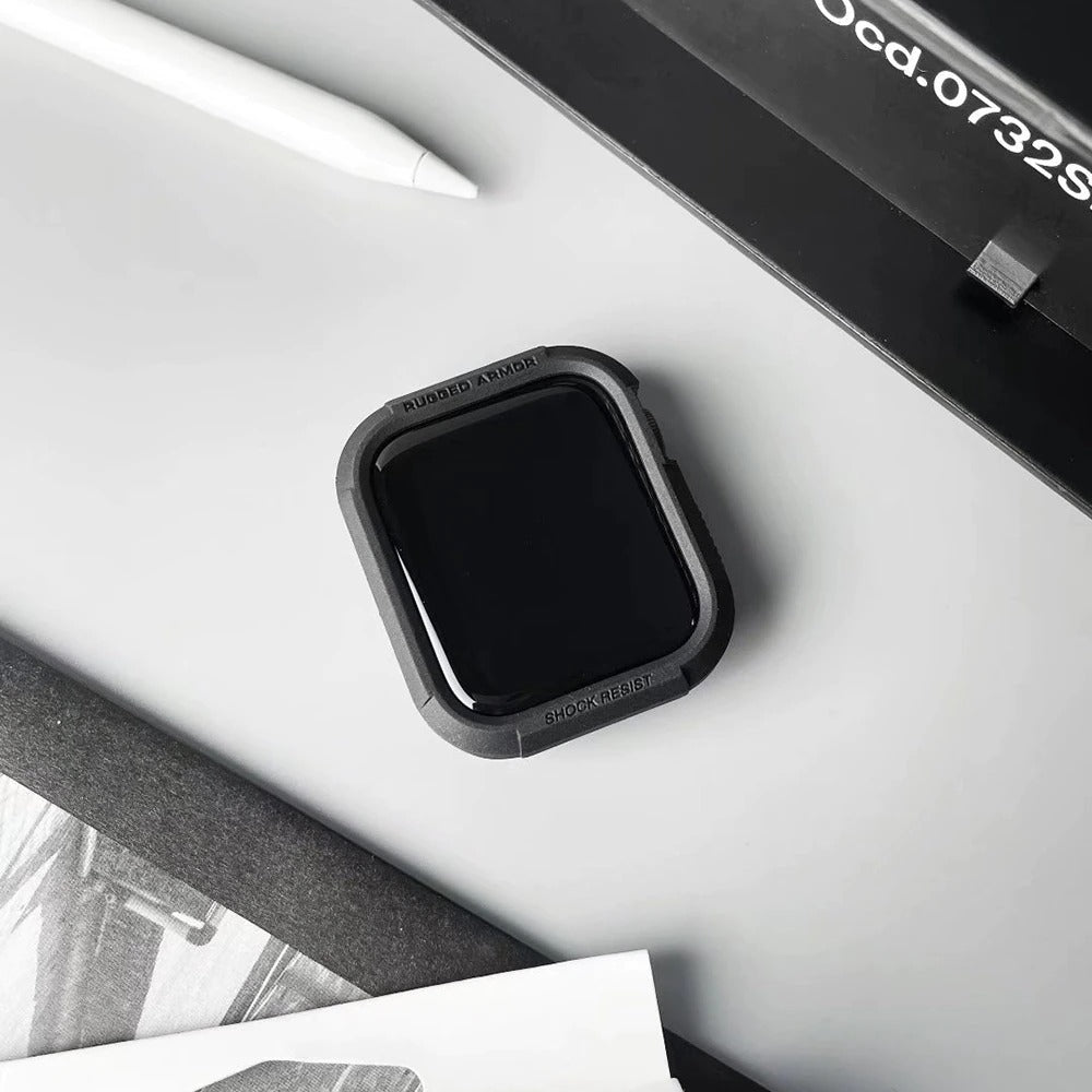 Premium Rugged Armor Spygen Cover Case By Shopyholy Compatible For Apple Watch