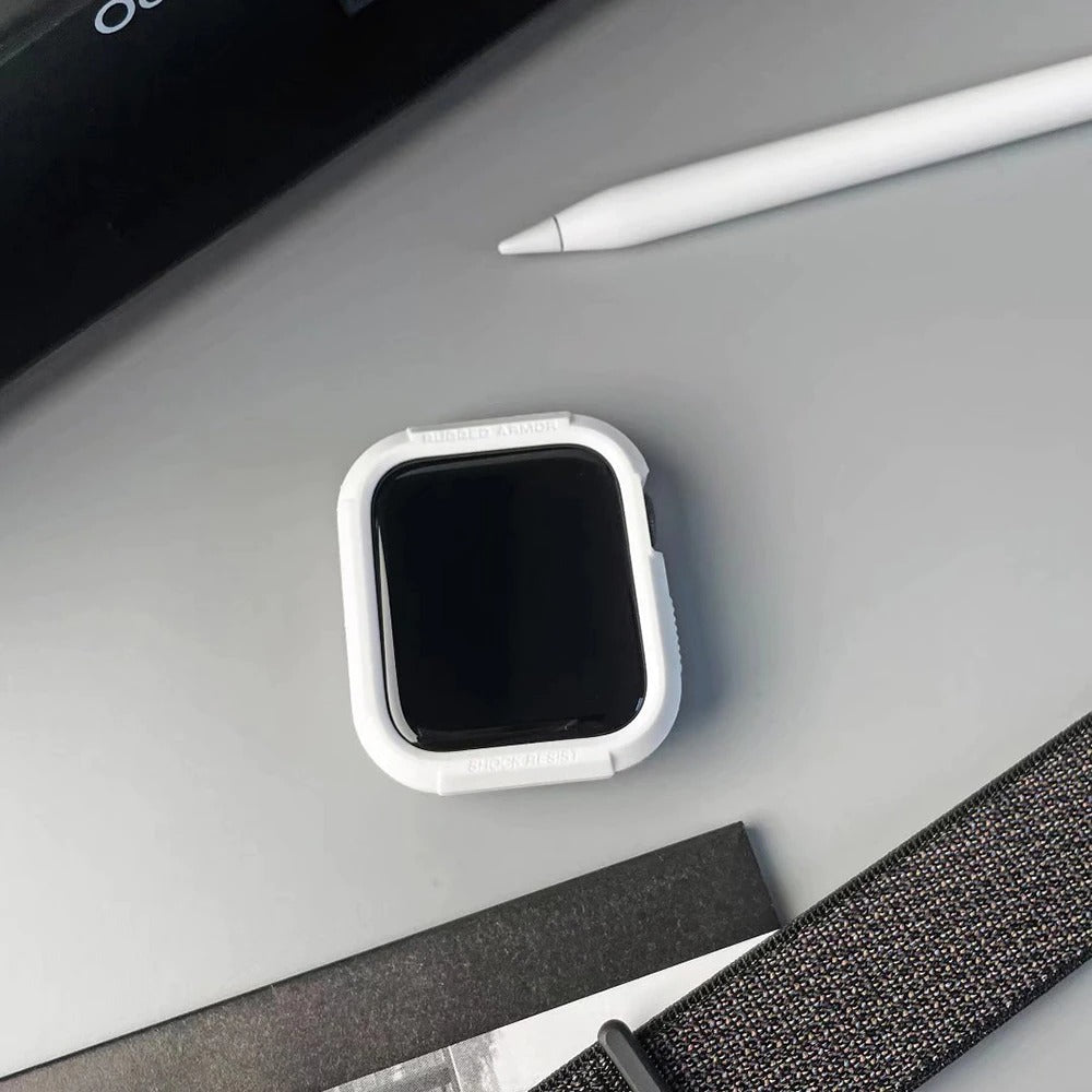 Premium Rugged Armor Spygen Cover Case By Shopyholy Compatible For Apple Watch