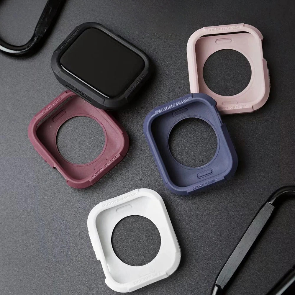 Premium Rugged Armor Spygen Cover Case By Shopyholy Compatible For Apple Watch