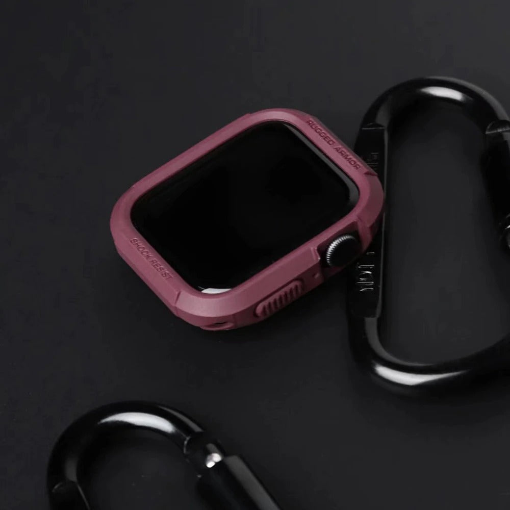 Premium Rugged Armor Spygen Cover Case By Shopyholy Compatible For Apple Watch