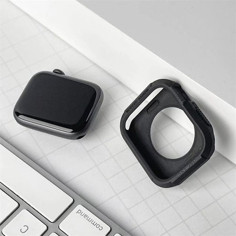 Premium Rugged Armor Spygen Cover Case By Shopyholy Compatible For Apple Watch