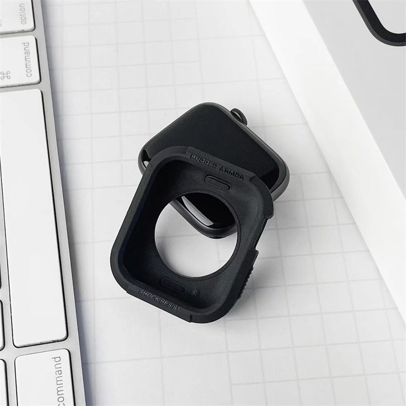 Premium Rugged Armor Spygen Cover Case By Shopyholy Compatible For Apple Watch