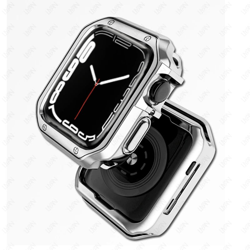 Premium Chromed Plating Case By Shopyholy Compatible For Smart-Watch