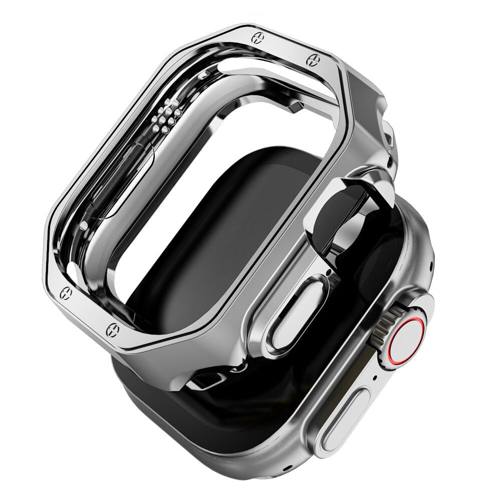 Premium Chromed Plating Case By Shopyholy Compatible For Smart-Watch