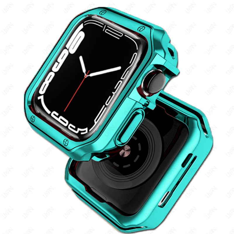 Premium Chromed Plating Case By Shopyholy Compatible For Smart-Watch